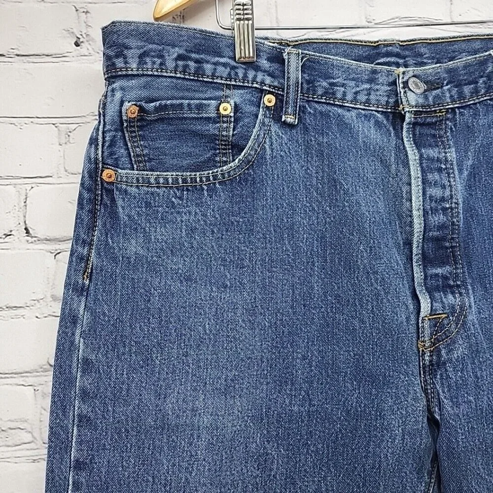 Levi’s 501xx Jeans Mens W40 L32 Straight Leg‎ Cowboy Button-Fly